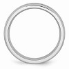 Black Bow Jewelry 6mm Cobalt Polished & Satin Double Grooved Comfort Fit Band - 2 of 4