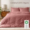 100% Organic Cotton Percale Duvet Cover and Sham Set by Bare Home - 2 of 4