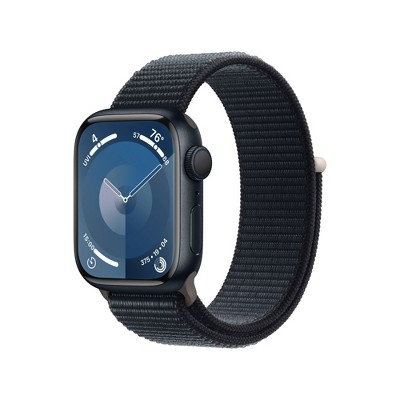 Apple Watch Series 9 Gps (2024) 45mm Midnight Aluminum Case With Midnight  Sport Loop : Target