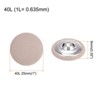 Unique Bargains Round Metal Sewing Cloth Covered Button 10 Pcs - 2 of 4