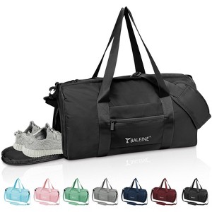 30L Waterproof Gym Duffel Bag - HOMLUX™: Shoe & Wet Clothes Compartments - 1 of 4
