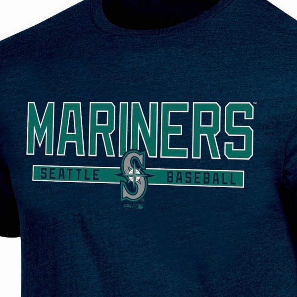 Playera Biblend para Hombre de MLB Seattle Mariners 3