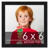 PosterPalooza | Square Minimalist Black Picture Frame - UV Acrylic, Foam Board Backing, Hanging Hardware - 2 of 4