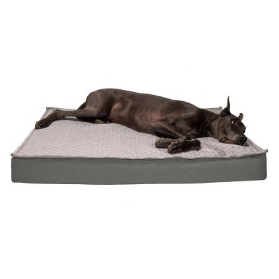 FurHaven Quilt Top Convertible Indoor-Outdoor DLX Cooling Gel Dog Bed Mat
