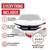 American Modified Front Shark Grille for 2016 to 2021 Honda Civic Models - 4 of 4