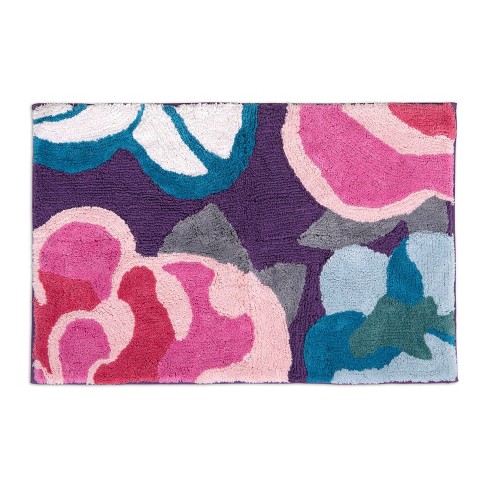 Dobrinka Bath Rug Red Barrel Studio Color: Purple, Size: 21 W x 34 L