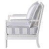 CAVINAS Linen Accent Chair with Spindl Backrest,Legs and Armrests,Cozy Upholstered Living Room Chairs,Reading Chairs for Living Room - 3 of 4