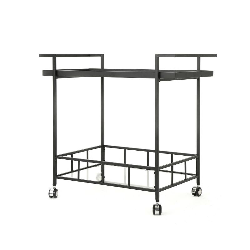 Ambrose Industrial Bar Cart - Christopher Knight Home, 1 of 11
