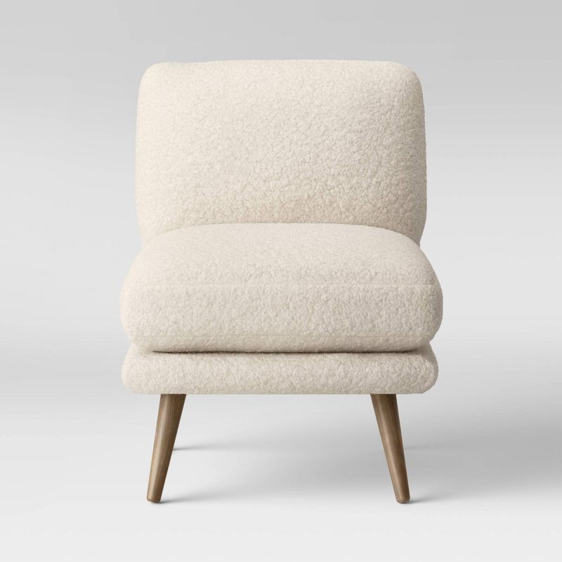 Harper Faux Fur Slipper Chair - Threshold™, 1 of 12