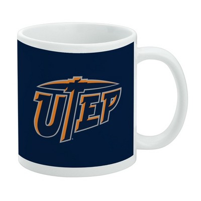 University of Texas at El Paso Primary Logo Ceramic Coffee Mug Novelty Gift Mugs for Coffee Tea and Hot Drinks 11oz White