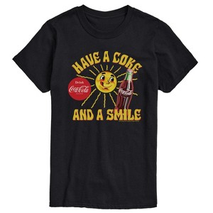 Men's - Coca-cola - Have A Coke And A Smile Short Sleeve Graphic T-Shirt - 1 of 4