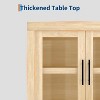 TackView 70.8" Sideboard Buffet Cabinet with Storage, Mid-Century Modern Accent Cabinet with 4 Doors,for Living Room, Kitchen, Hallway - 3 of 4