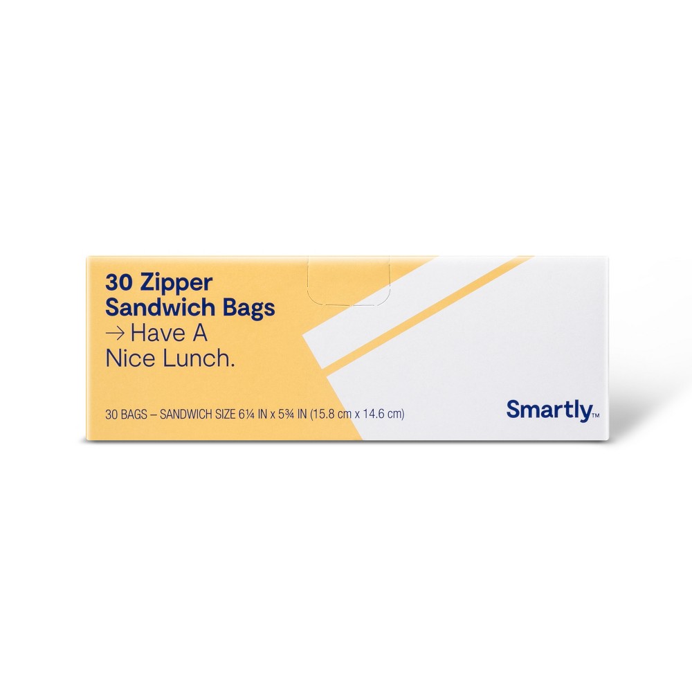 UPC 492530140699 Sandwich Bags 30ct Smartly, MultiColored