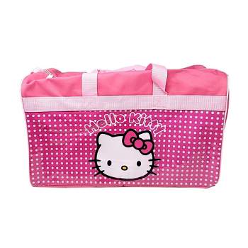 UPD inc. Sanrio Hello Kitty Pink Duffle Bag | 18" x 10" x 11"
