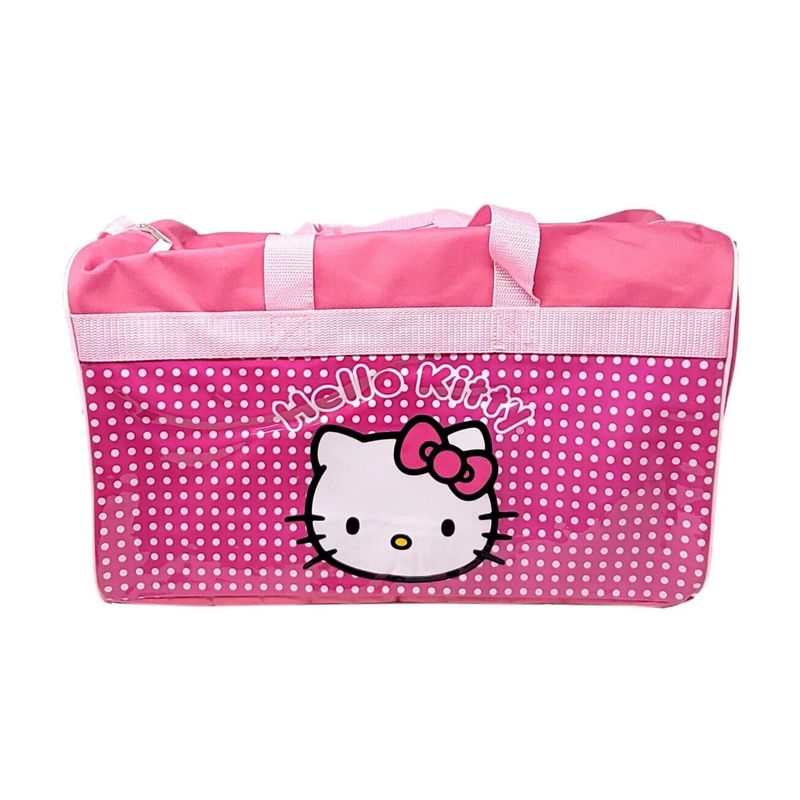 UPD inc. Sanrio Hello Kitty Pink Duffle Bag | 18" x 10" x 11", 1 of 5