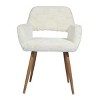 Mirexion Faux Fur Desk Chair No Wheels - 2 of 4
