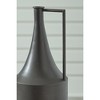 Signature Design by Ashley Zainforth 20.25" Metal Vase, Distressed Brown Decor - 3 of 4