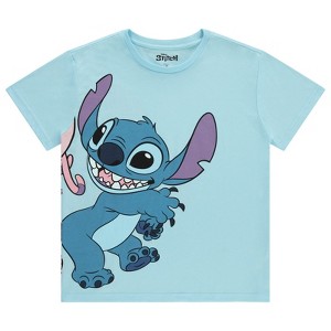 Ladies Lilo and Stitch Shirt - Ladies Classic Lilo and Stitch Front and Back Tee - Disney Lilo and Stitch T-shirt - 1 of 4