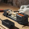 VEVOR Compact Lathe Machine, Dimensions 2.76 x 6.3 inches, 24VDC 96W, Features 7 Adjustable Speeds Ranging from 4220 to 8450 RPM, Black - 2 of 4