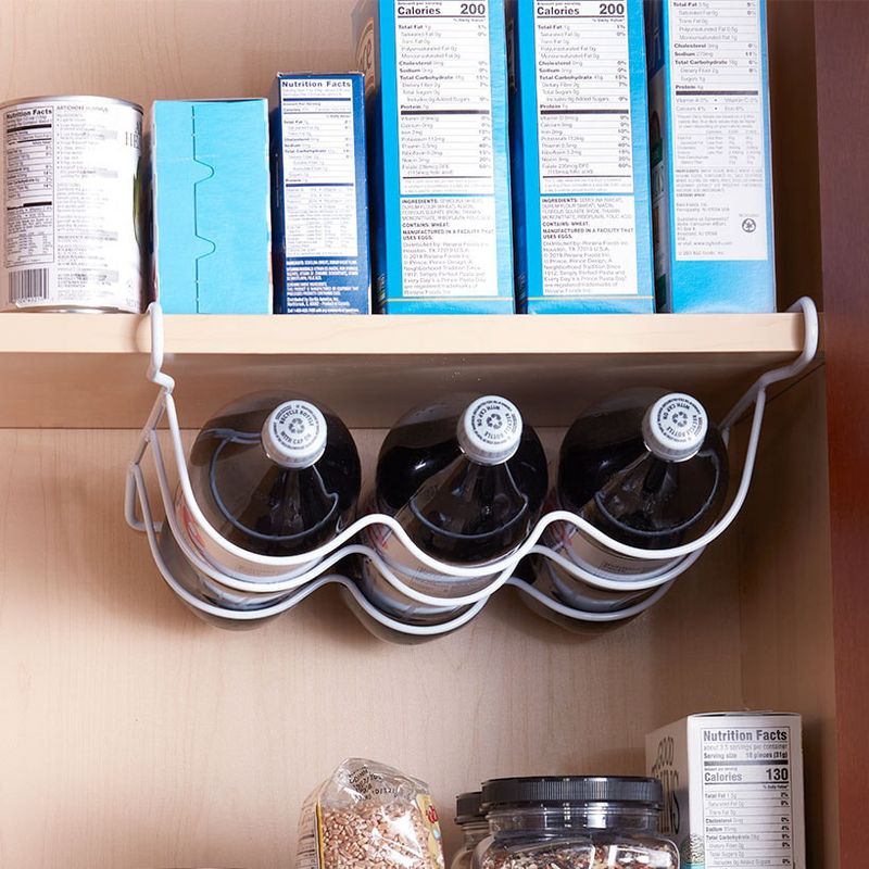 The Lakeside Collection Cabinet Bottle Holder - Refrigerator Shelf Hanger for Drinks, 4 of 5