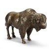 SPI Home Brass Prairie Majesty Buffalo Figurine – 11" Bison Sculpture for Rustic or Western Home Decor - 3 of 4