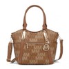 MKF Collection Jeneece M Signature Tote Bag Vegan Leather Stylish Women’s Purse by Mia K - 2 of 4