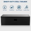 Industrial Steel Truck Tool Box w/Gas-Shock Lid,Pry-Resistant Security & Weatherproofing Toolbox Organizer - 2 of 4