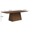 Christopher Knight Home Kaia Farmhouse Pedestal Dining Table - 2 of 4