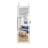 MOEPISY Fashion Simple Jewelry Storage Mirror Cabinet Can Be Hung On The Door Or Wall Grey - 2 of 4