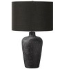 Monarch Specialties Lighting Table Lamp 24inchH Black Ceramic Black Shade Contemporary - 2 of 4