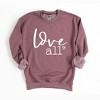 Simply Sage Market Women's Graphic Sweatshirt Love All - 2 of 4
