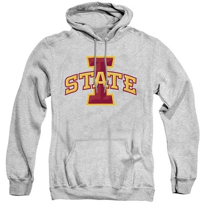 Men's Iowa State University Distressed Primary Pull-Over Hoodie
