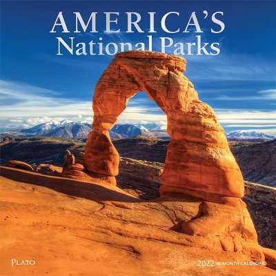 BrownTrout Publishers 2021 - 2022 Monthly Travel Wall Calendar, 16 Month, America's National Parks Scenic Theme, 12 x 12 in