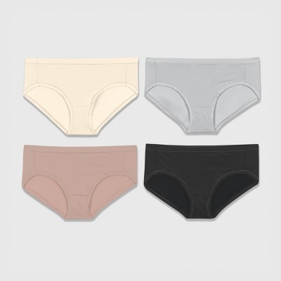 Hanes Girls' 4pk Seamless Hipster - Colors May Vary M : Target