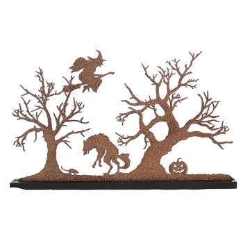 Department 56 Accessory 9.5" Haunted Woods Silhouette Halloween Village Accessory  -  Decorative Figurines
