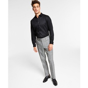 bar III Mens Slim Fit Herringbone Plaid Casual Trouser Pants - 1 of 1