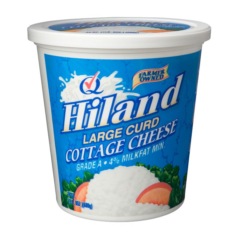 Hiland Large Curd Cottage Cheese - 24oz, 1 of 6