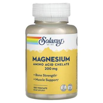 Solaray Magnesium, 200 mg, 100 VegCaps