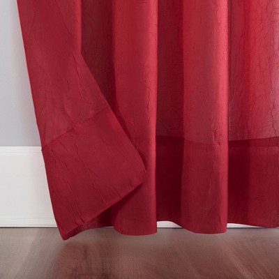 Erica Crushed Sheer Voile Rod Pocket Curtain Panel - No. 918, 5 of 7