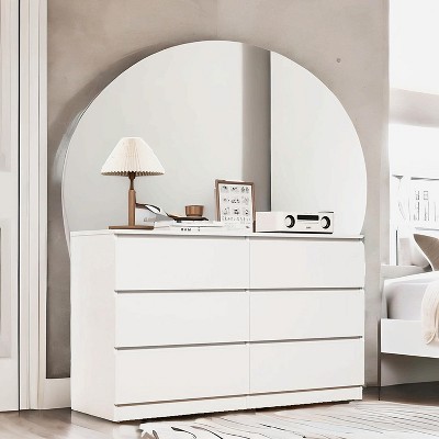 White Nursery Dresser with Soft Close Drawers