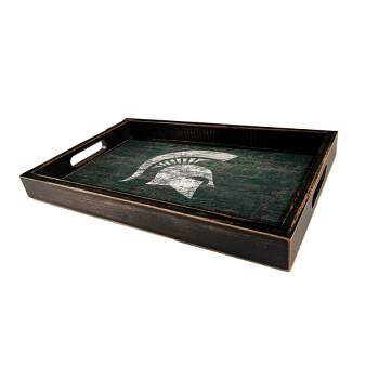 NCAA Michigan State Spartans Distressed Tray
