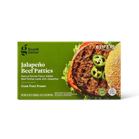 Frozen beef burger ORGANIC, 2 x 125 g LT-EKO-001