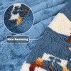 Fuzzy Soft Throw Blanket, Cozy Fluffy Fleece Blanket for Couch Bed, Home Decor Blanket Throw, 50x60 Inches - Catalonia - 3 of 4