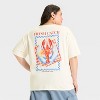 Women's Short Sleeve Round Neck Oversized Graphic T-Shirt - Wild Fable™ - 2 of 3