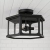 Capital Lighting Walton 3 - Light Flush Mount in  Black - 2 of 4