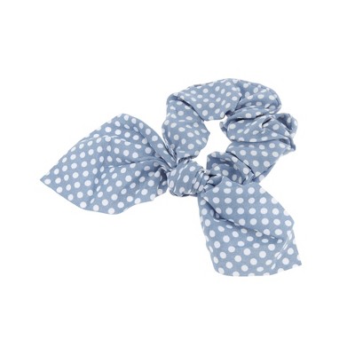 Unique Bargains Stylish Bow Dots Hair Ties 1 Pc