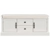 NicBex Shoe Rack Bench Shoe Storage Organizer with Drawers and Cabinets Removable Cushion for Entryway Bedroom - 3 of 4