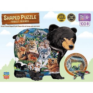 MasterPieces Inc Forest Friends Shaped 100 Piece Jigsaw Puzzle - 1 of 4