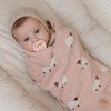 100% Luxury Cotton Knit Swaddle Receiving Blanket for Newborns and Infant Boys and Girls - 4 of 4