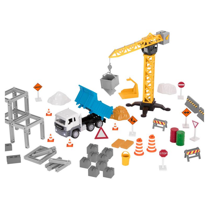 DRIVEN by Battat &#8211; Construction Playset with Crane (62pc) &#8211; Micro Series, 5 of 11